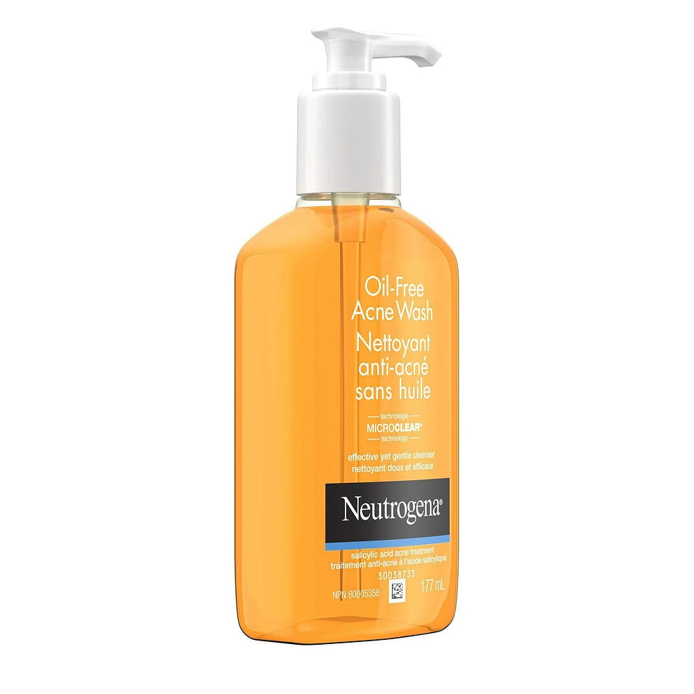 Neutrogena Oil-Free Acne Wash with Salicylic Acid, 177 mL