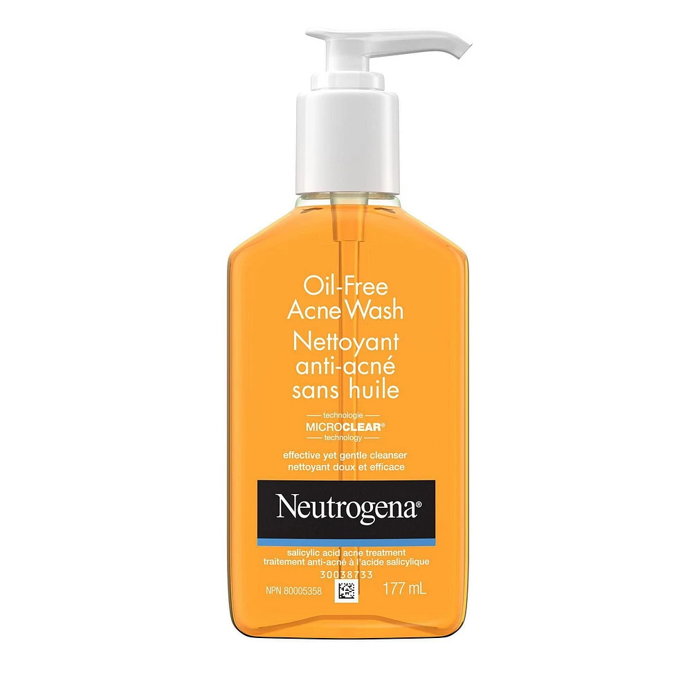 Neutrogena Oil-Free Acne Wash with Salicylic Acid, 177 mL