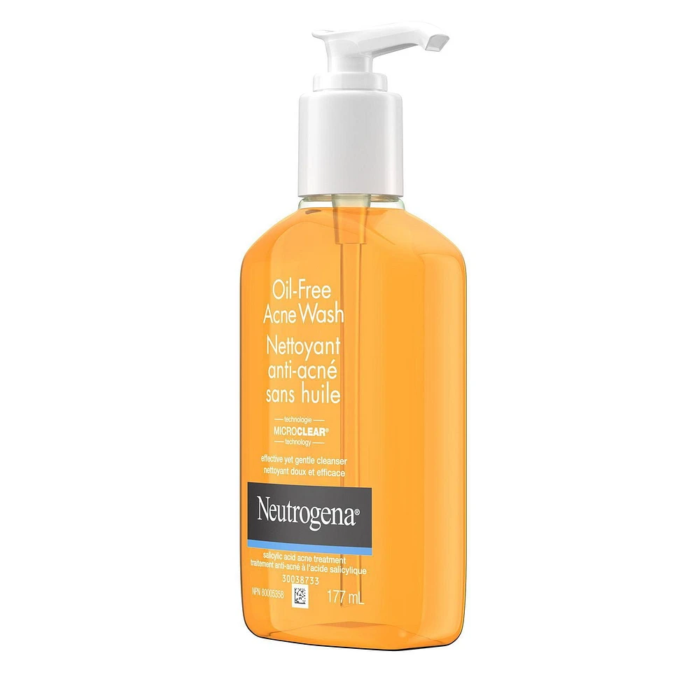 Neutrogena Oil-Free Acne Wash with Salicylic Acid, 177 mL