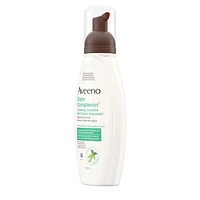 Aveeno Clear Complexion Foaming Cleanser, Acne Face Wash, Salicylic Acid, Soy, Feverfew, Dry Skin & Oily Skin Care, 180 mL