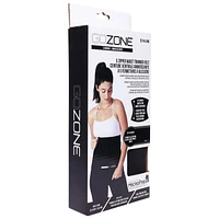 GoZone Zippered Waist Trimmer Belt – Black, Made from soft neoprene