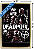 Marvel Deadpool & Wolverine - We Are Wall Poster with Magnetic Frame, 22.375" x 34"