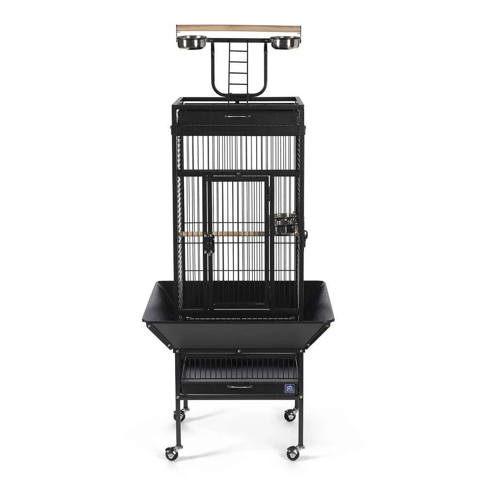 Prevue Select Cage à oiseaux en fer forgé, noire