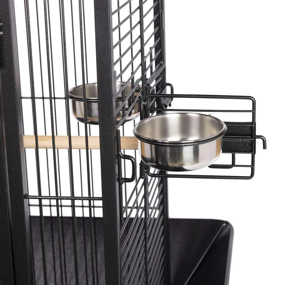 Prevue Select Cage à oiseaux en fer forgé, noire