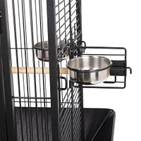 Prevue Select Cage à oiseaux en fer forgé, noire