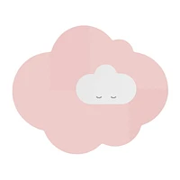 Quut - Tapis de Jeu Tête dans les Nuages (Grand) - Rose Blush - Forme Poétique Ludique - Couleurs Apaisantes - Doux et Sûr - De Temps sur le Ventre à Coin Lecture Confortable - Parfait pour Souvenirs Précieux - Accessoire Élégant pour Espace de Vie