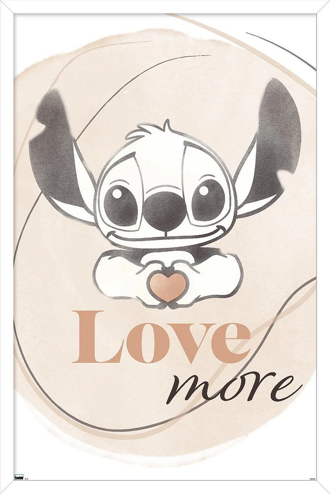 Disney Lilo and Stitch - Love More Wall Poster, 22.375" x 34"