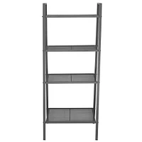 Medium 4 Tier Metal Rack, (24” x 14” x 58), Grey