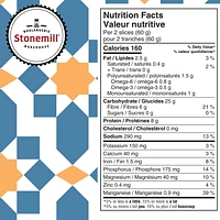 Stonemill® Honest Wellness Sprouted Rye & 12 Grains Sliced Bread, 454 g