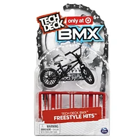  Tech Deck BMX Freestyle Hits, BMX Finger Bike with Freestyle Obstacle, Cult Bikes (black) 