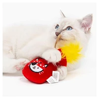 Jouet Pirates Catit Play en peluche avec herbe à chat, poche d’or