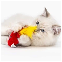 Jouet Pirates Catit Play en peluche avec herbe à chat, poche d’or