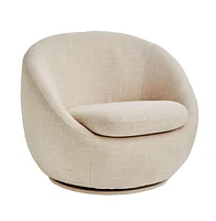 Better Homes & Gardens Mira Swivel Chair, Linen