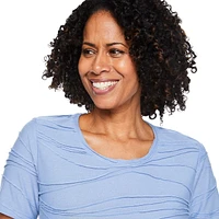 T-shirt à motif ondulé Iyla pour femmes