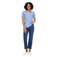 T-shirt à motif ondulé Iyla pour femmes