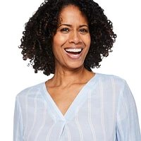 Chemise imprimée avec manches roulées Iyla pour femmes Tailles P-TTG