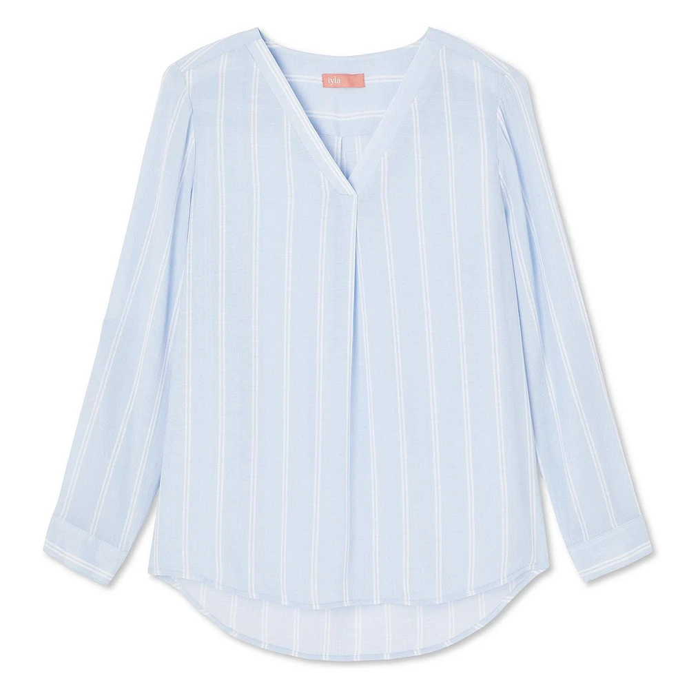 Chemise imprimée avec manches roulées Iyla pour femmes Tailles P-TTG