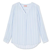 Chemise imprimée avec manches roulées Iyla pour femmes Tailles P-TTG
