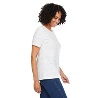 T-shirt à motif ondulé Iyla pour femmes