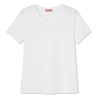 T-shirt à motif ondulé Iyla pour femmes