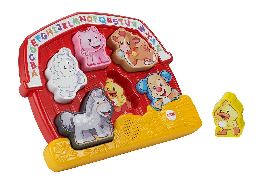 Fisher-Price Laugh & Learn Farm Animal Puzzle - English Version