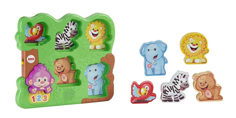 Fisher-Price Laugh & Learn Zoo Animal Puzzle - English Version