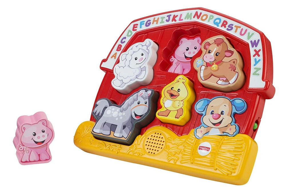 Fisher-Price Laugh & Learn Farm Animal Puzzle - English Version