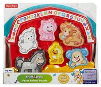 Fisher-Price Laugh & Learn Farm Animal Puzzle - English Version