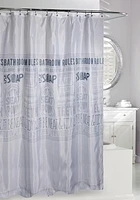 WASH YOUR HANDS SHOWER CURTAIN