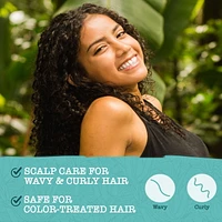 Maui Moisture Scalp Care Rejuvenating Conditioner, Soothing Curly Hair Conditioner with Vitamin E, Pro-Vitamin B5 & Aloe Vera, Silicone-Free, 385 ml