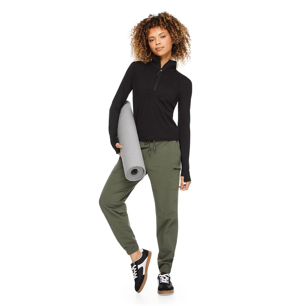 Athletic Works Women's Quarter-Zip Popover