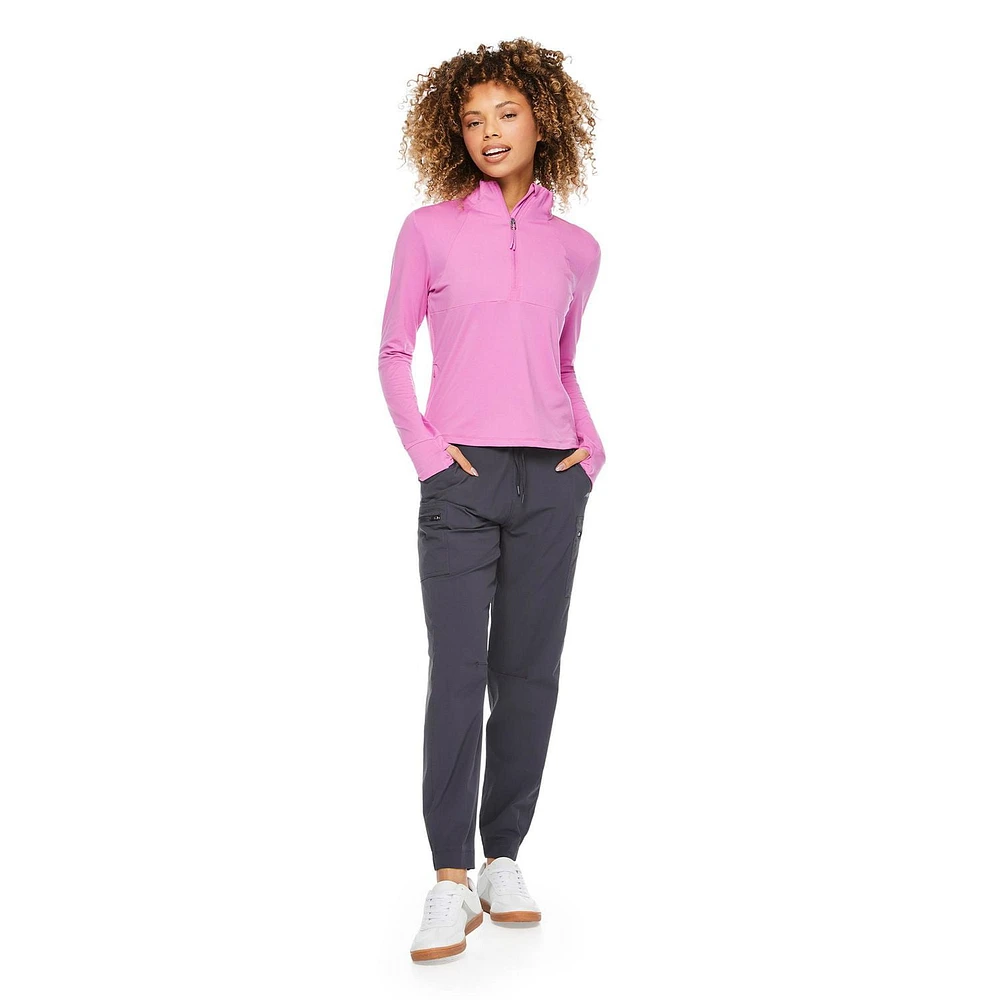 Athletic Works Women's Quarter-Zip Popover