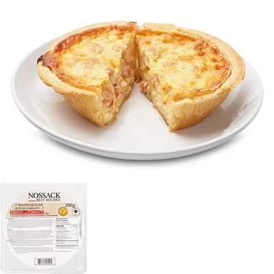 Nossack Best Recipes 5” Bacon Quiche Lorraine, 230 g