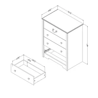 South Shore Aviron  4-Drawer Chest