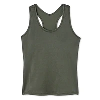 Athletic Works Women's Rib Racerback Tank, Sizes XS-XXL