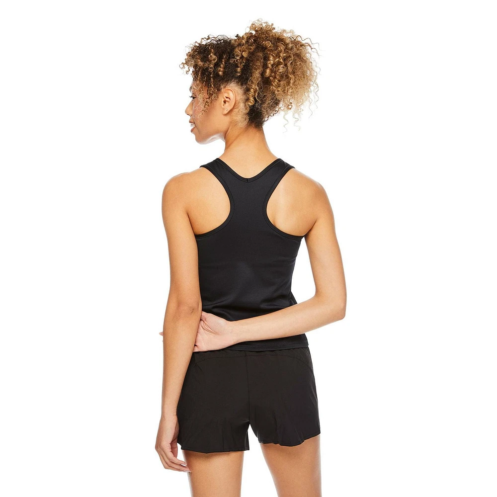 Athletic Works Women's Rib Racerback Tank, Sizes XS-XXL