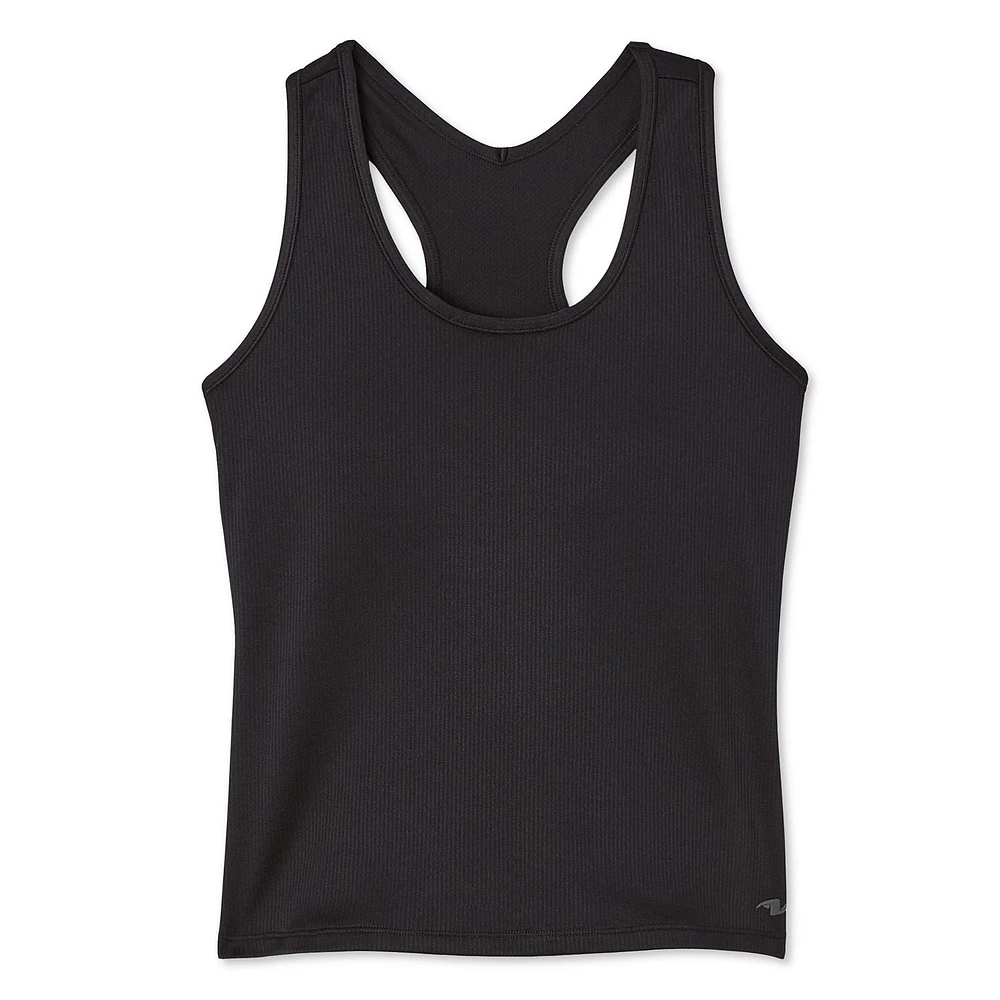 Athletic Works Women's Rib Racerback Tank, Sizes XS-XXL