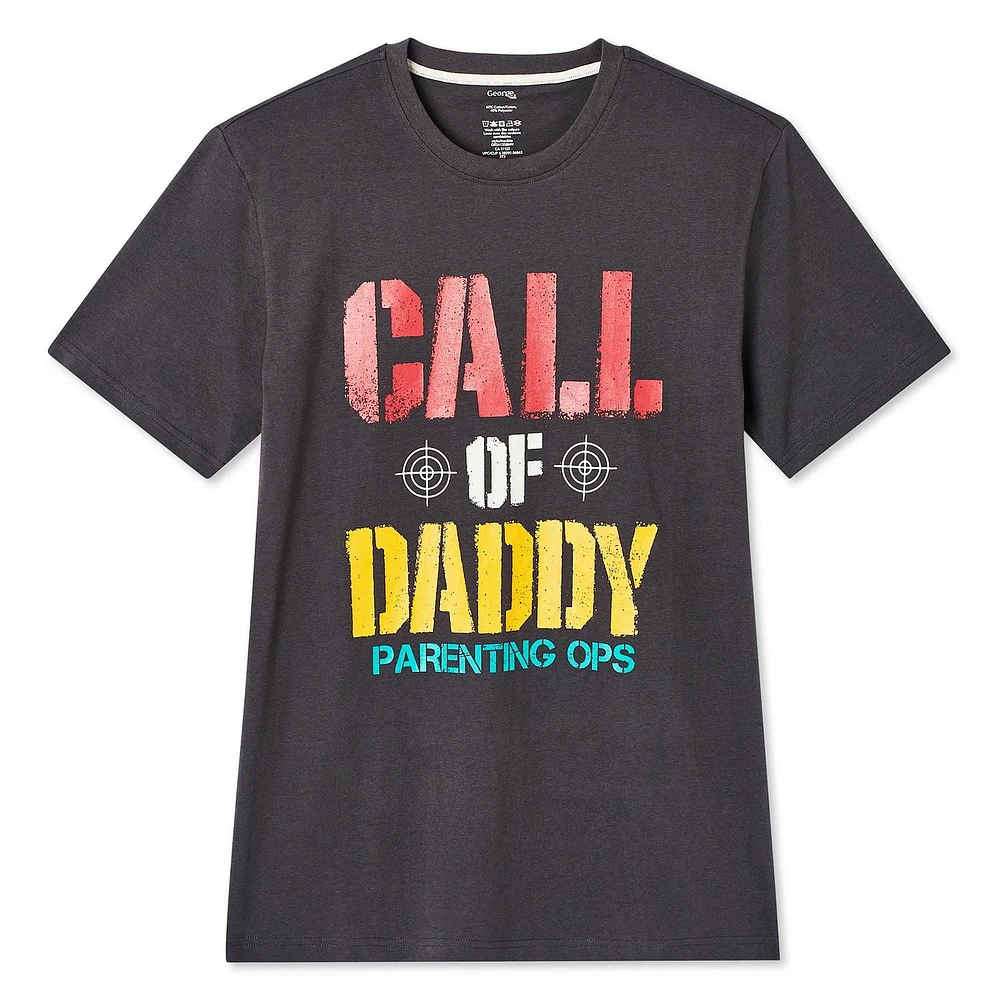 T-shirt à imprimé graphique George pour hommes