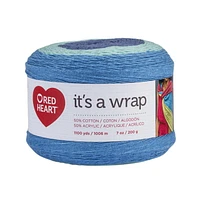 Red Heart® It's a Wrap Yarn, Blended Fiber #1 Super Fine, 7oz/200g