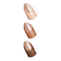 Sally Hansen - Salon Effects® Perfect Manicure™ Ongles prêts à porter premium modèle ovale - inclut 24 faux ongles premium , une lime à ongles, un bâtonnet en bois, un tampon de préparation, des languettes adhésives et de la colle à ongles.