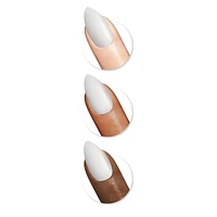 Sally Hansen - Salon Effects® Perfect Manicure™ Ongles prêts à porter premium modèle amande - inclut 24 faux ongles premium , une lime à ongles, un bâtonnet en bois, un tampon de préparation, des languettes adhésives et de la colle à ongles. Ongles prêts à porter premium