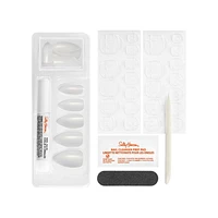 Sally Hansen - Salon Effects® Perfect Manicure™ Ongles prêts à porter premium modèle amande - inclut 24 faux ongles premium , une lime à ongles, un bâtonnet en bois, un tampon de préparation, des languettes adhésives et de la colle à ongles. Ongles prêts à porter premium