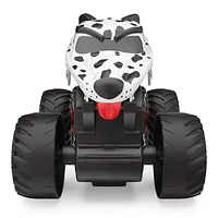 Monster Jam, Official Monster Mutt Dalmatian Click & Flip Monster Truck, 1:43 Scale