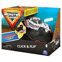 Monster Jam, Official Monster Mutt Dalmatian Click & Flip Monster Truck, 1:43 Scale