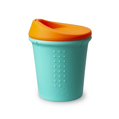 GoSili To-Go Cup 8oz., Sea/Orange