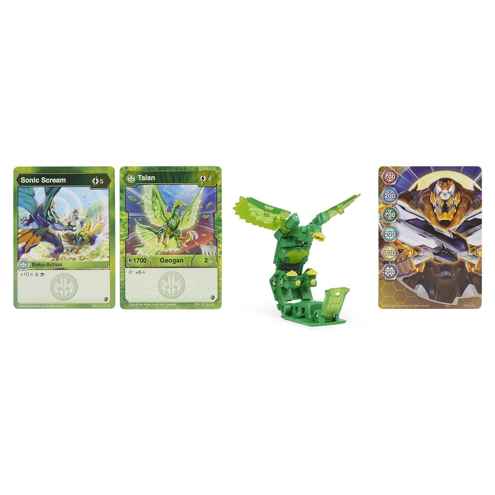 Bakugan Geogan, Talan, Geogan Rising Collectible Action Figure and Trading Cards