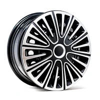 16" Motion Wheel Covers, Silver & Black, set of 4