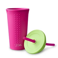 GoSili Straw Cup, 16oz. "Pop" Watermelon