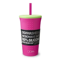 GoSili Straw Cup, 16oz. "Pop" Watermelon