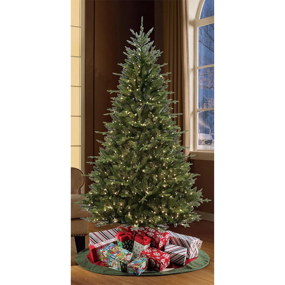 Holiday Time 7.5' Pre-lit Spruce Christmas Tree - Green